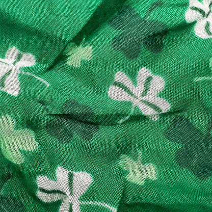 Olive Skinny Printed Scarf For Women and Men