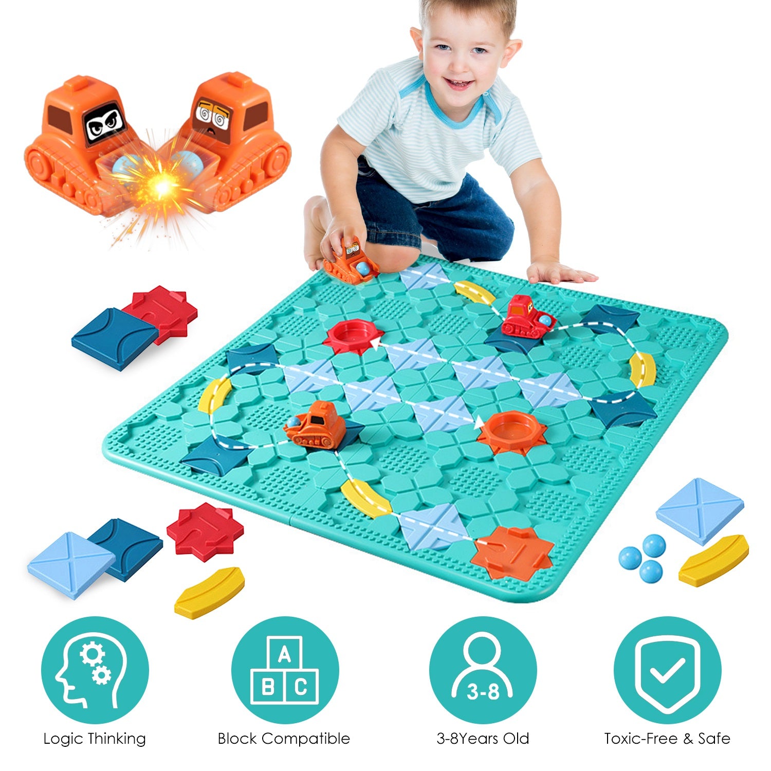 Toys Puzzle STEM Board Game For 3 To 8 Years Old Boys Girls Birthday Gift